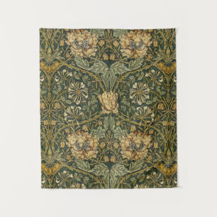 William Morris Honeysuckle Green Floral Wandkleed
