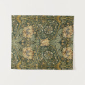 William Morris Honeysuckle Green Floral Wandkleed (Voorkant (horizontaal))