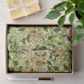 William Morris Honeysuckle Green Flowers Tissuepapier (Geschenk)