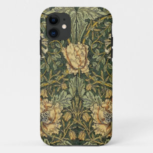 William Morris Honeysuckle Green Yellow Case-Mate iPhone Case