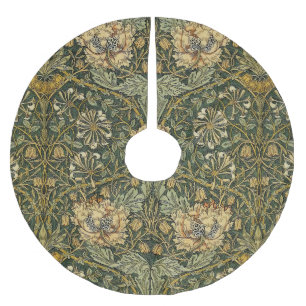 William Morris Honeysuckle Green Yellow Kerstboom Rok