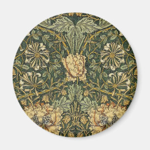 William Morris Honeysuckle Green Yellow Magneet