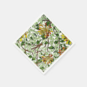 William Morris - Honeysuckle groen en geel Servet (Hoek)