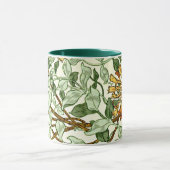 William Morris - Honeysuckle in Green en Gold Mok (Midden)
