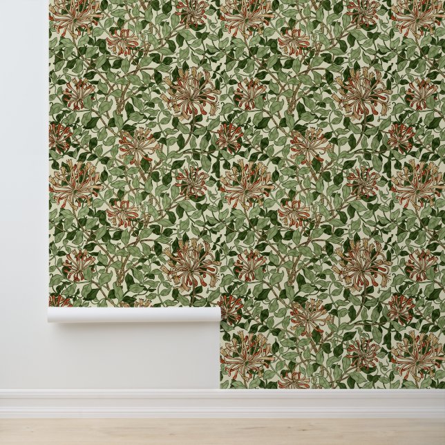 William Morris  Honeysuckle Pattern Behang (Applicatie)