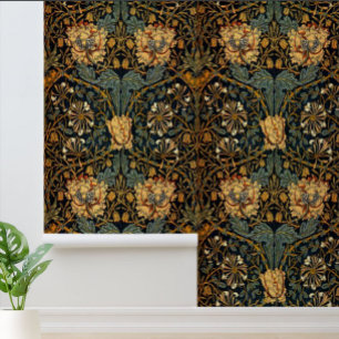 William Morris Honeysuckle Pattern Behang