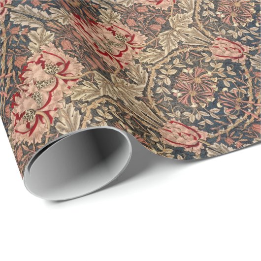 William Morris Honeysuckle  Pattern Cadeaupapier (Rol Hoek)