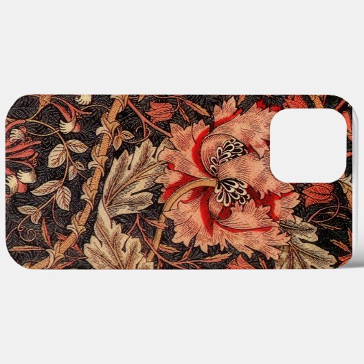 William Morris Honeysuckle Pattern Case-Mate iPhone Case (Achterkant (horizontaal))