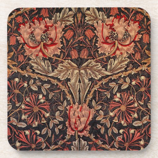 William Morris Honeysuckle Pattern Onderzetter (Voorkant)