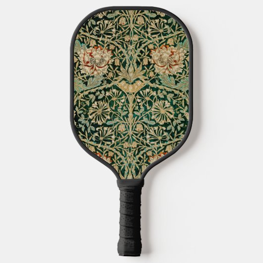 William Morris Honeysuckle Pattern Pickleball Paddle (Achterkant)