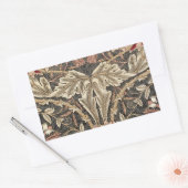William Morris Honeysuckle Pattern Rechthoekige Sticker (Envelop)