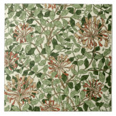 William Morris Honeysuckle Pattern Tegeltje (Voorkant)