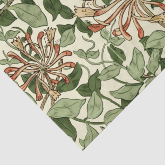 William Morris  Honeysuckle Pattern Tissuepapier (Detail)