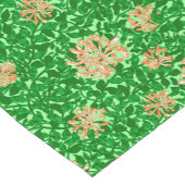 William Morris Honeysuckle, Peach en Green Korte Tafelloper (Hoek)