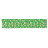 William Morris Honeysuckle, Peach en Green Korte Tafelloper (Horizontaal)