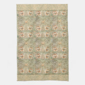 William * Morris Honeysuckle Peach Green | Theedoek (Verticaal)