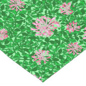 William Morris Honeysuckle, Pink en Green Korte Tafelloper (Hoek)