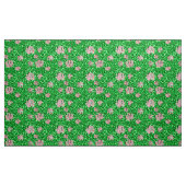 William Morris Honeysuckle, Pink en Green Stof (Yard (91,4 cm))