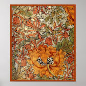 William Morris Honeysuckle Poster (Voorkant)