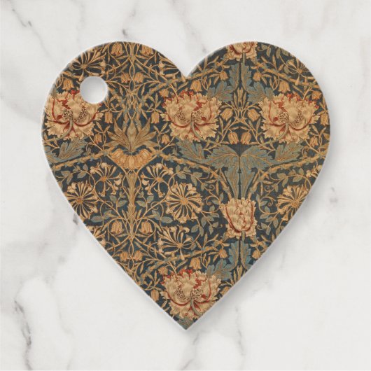 William Morris Honeysuckle Rich Wallpaper Bedankjes Labels (Voorkant)