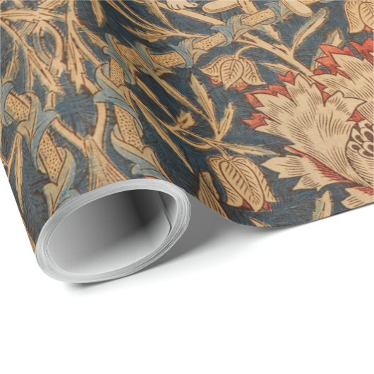 William Morris Honeysuckle Rich Wallpaper Cadeaupapier (Rol Hoek)