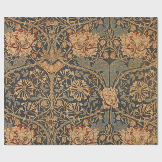 William Morris Honeysuckle Rich Wallpaper Cadeaupapier (Vlak)