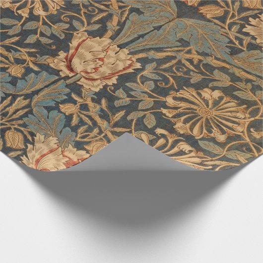 William Morris Honeysuckle Rich Wallpaper Cadeaupapier (Hoek)