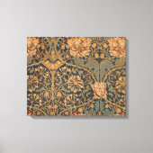 William Morris Honeysuckle Rich Wallpaper Canvas Afdruk (Voorkant)