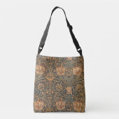 William Morris Honeysuckle Rich Wallpaper Crossbody Tas (Achterkant)