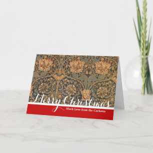 William Morris Honeysuckle Rich Wallpaper Feestdagen Kaart