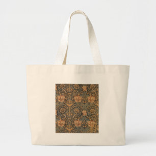 William Morris Honeysuckle Rich Wallpaper Grote Tote Bag