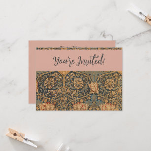 William Morris Honeysuckle Rich Wallpaper Kaart