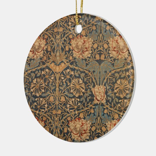 William Morris Honeysuckle Rich Wallpaper Keramisch Ornament (Links)