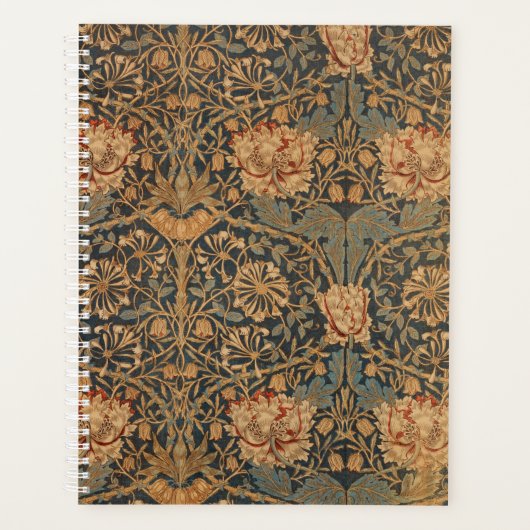 William Morris Honeysuckle Rich Wallpaper Planner (Voorkant)