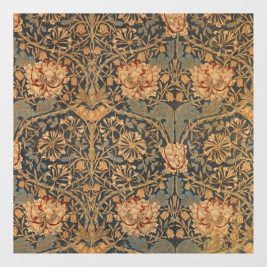 William Morris Honeysuckle Rich Wallpaper Raamsticker (Vel)