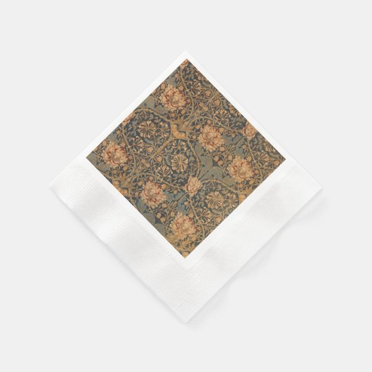 William Morris Honeysuckle Rich Wallpaper Servet (Hoek)