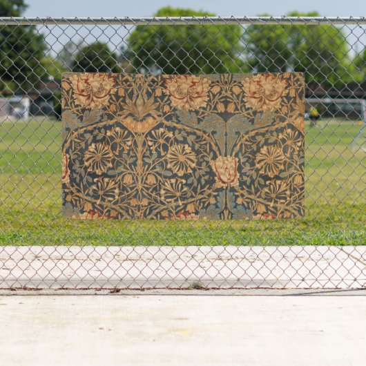 William Morris Honeysuckle Rich Wallpaper Spandoek (Insitu)