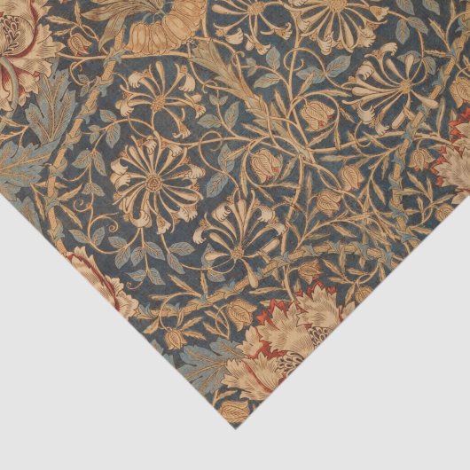 William Morris Honeysuckle Rich Wallpaper Tissuepapier (Detail)