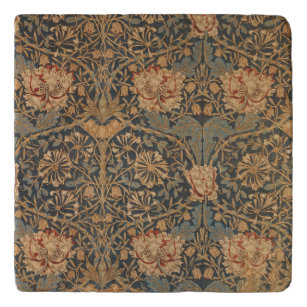 William Morris Honeysuckle Rich Wallpaper Trivet