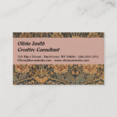 William Morris Honeysuckle Rich Wallpaper Visitekaartje (Voorkant)