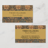 William Morris Honeysuckle Rich Wallpaper Visitekaartje (Voorkant / Achterkant)