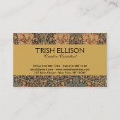 William Morris Honeysuckle Rich Wallpaper Visitekaartje (Achterkant)