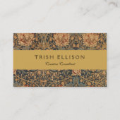 William Morris Honeysuckle Rich Wallpaper Visitekaartje (Voorkant)