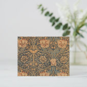 William Morris Honeysuckle Rijk Behang Briefkaart (Staand voorkant)