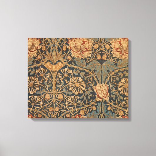 William Morris Honeysuckle Rijk Behang Canvas Afdruk (Voorkant)