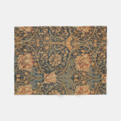 William Morris Honeysuckle Rijk Behang Fleece Deken (Voorkant (Horizontaal))