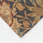 William Morris Honeysuckle Rijk Behang Fleece Deken (Hoek)