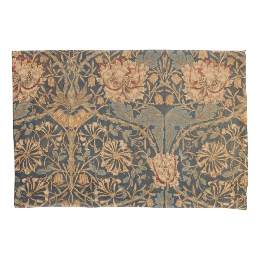 William Morris Honeysuckle Rijk Behang Kussensloop (Voorkant)