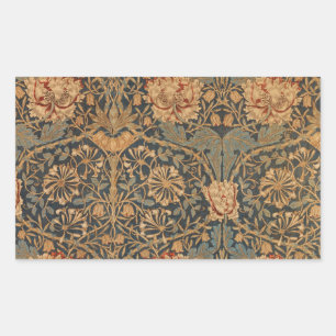 William Morris Honeysuckle Rijk Behang Rechthoekige Sticker