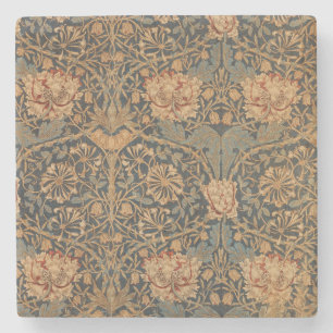 William Morris Honeysuckle Rijk Behang Stenen Onderzetter